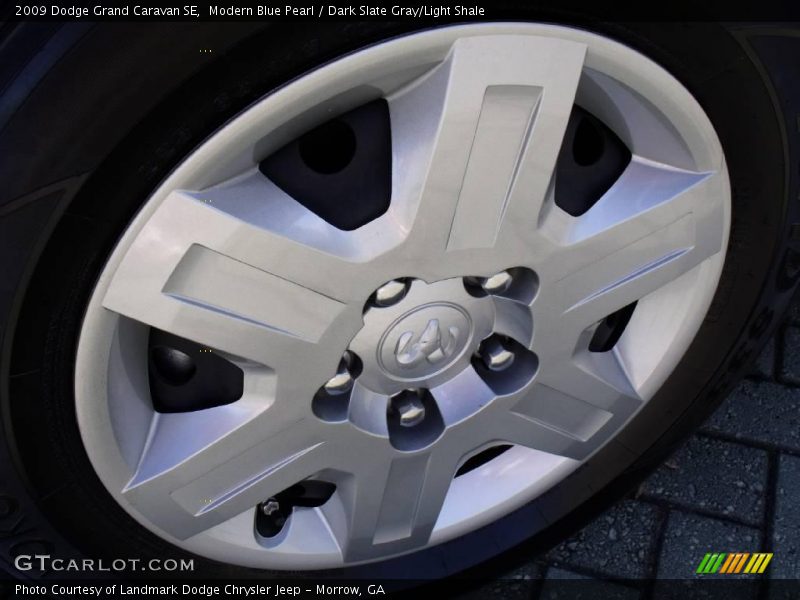 Modern Blue Pearl / Dark Slate Gray/Light Shale 2009 Dodge Grand Caravan SE