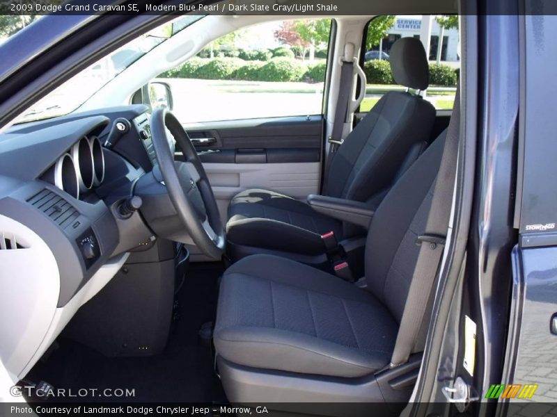 Modern Blue Pearl / Dark Slate Gray/Light Shale 2009 Dodge Grand Caravan SE