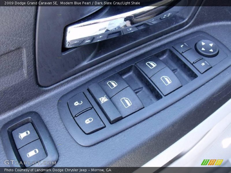 Modern Blue Pearl / Dark Slate Gray/Light Shale 2009 Dodge Grand Caravan SE