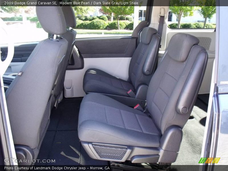 Modern Blue Pearl / Dark Slate Gray/Light Shale 2009 Dodge Grand Caravan SE