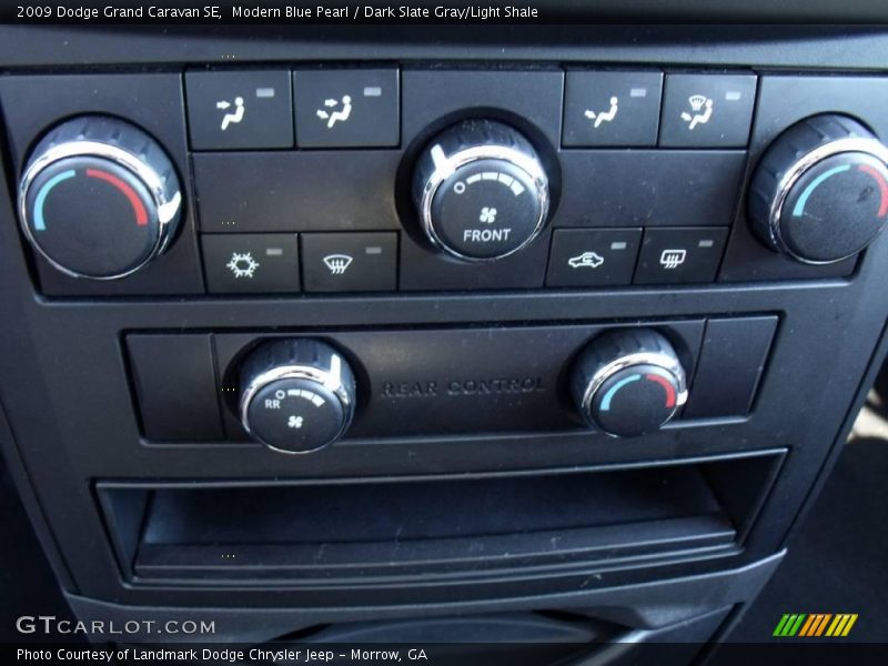 Modern Blue Pearl / Dark Slate Gray/Light Shale 2009 Dodge Grand Caravan SE