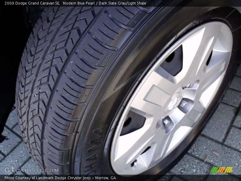 Modern Blue Pearl / Dark Slate Gray/Light Shale 2009 Dodge Grand Caravan SE