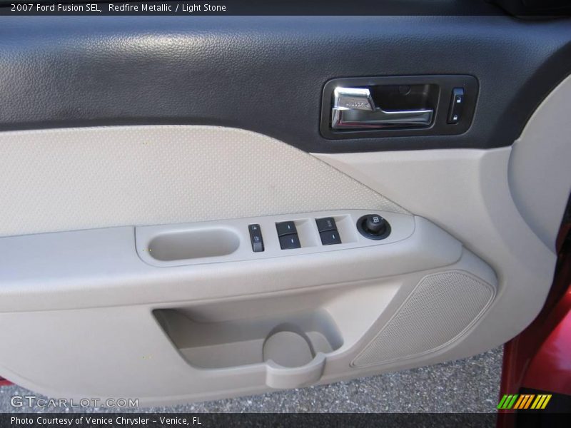 Redfire Metallic / Light Stone 2007 Ford Fusion SEL