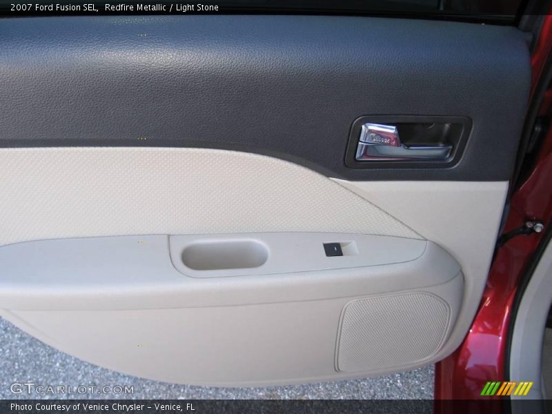 Redfire Metallic / Light Stone 2007 Ford Fusion SEL