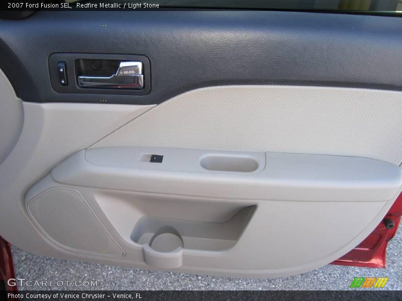 Redfire Metallic / Light Stone 2007 Ford Fusion SEL