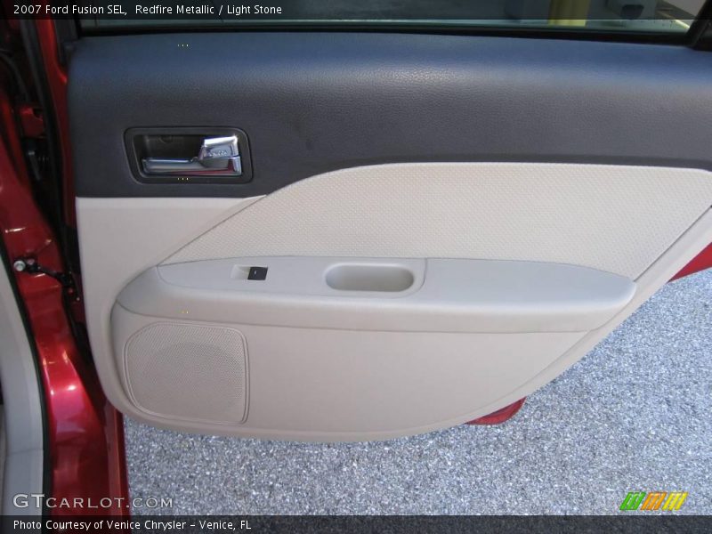 Redfire Metallic / Light Stone 2007 Ford Fusion SEL