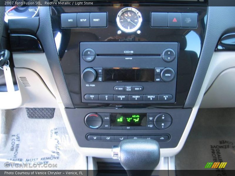 Redfire Metallic / Light Stone 2007 Ford Fusion SEL