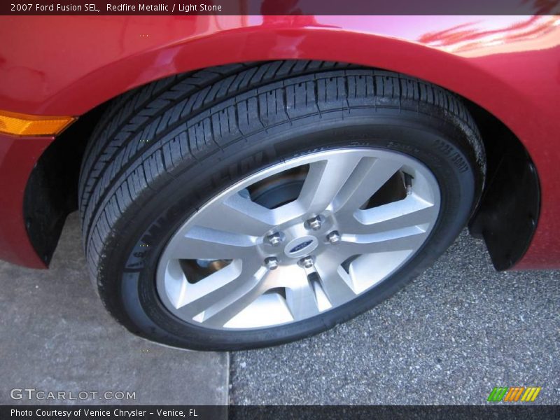 Redfire Metallic / Light Stone 2007 Ford Fusion SEL