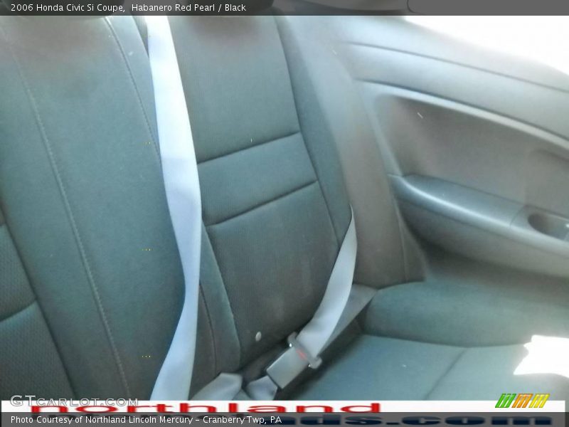 Habanero Red Pearl / Black 2006 Honda Civic Si Coupe
