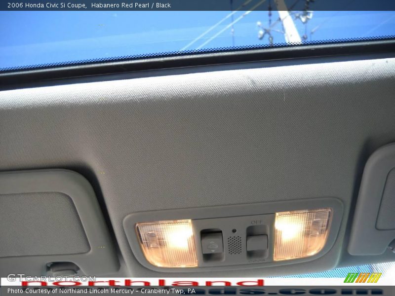 Habanero Red Pearl / Black 2006 Honda Civic Si Coupe