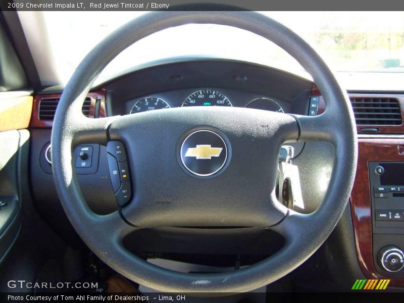 Red Jewel Tintcoat / Ebony 2009 Chevrolet Impala LT