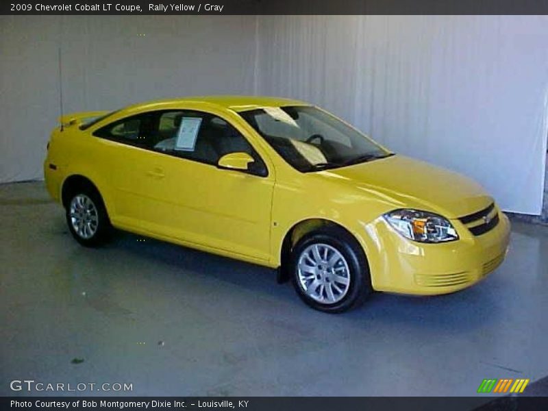 Rally Yellow / Gray 2009 Chevrolet Cobalt LT Coupe