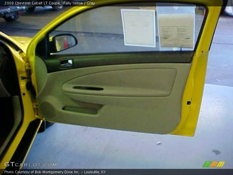 Rally Yellow / Gray 2009 Chevrolet Cobalt LT Coupe
