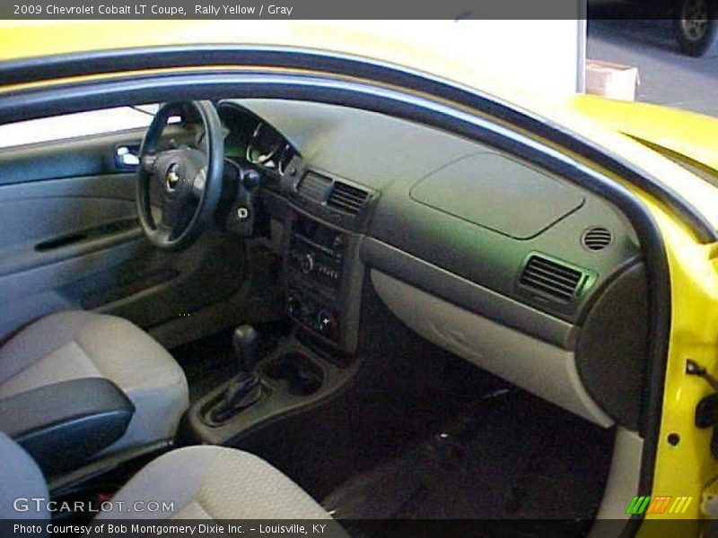 Rally Yellow / Gray 2009 Chevrolet Cobalt LT Coupe