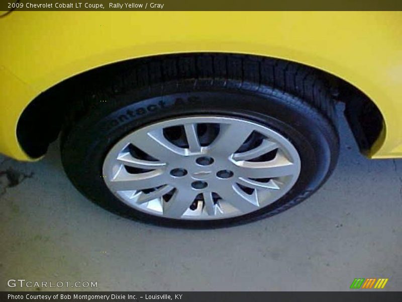 Rally Yellow / Gray 2009 Chevrolet Cobalt LT Coupe