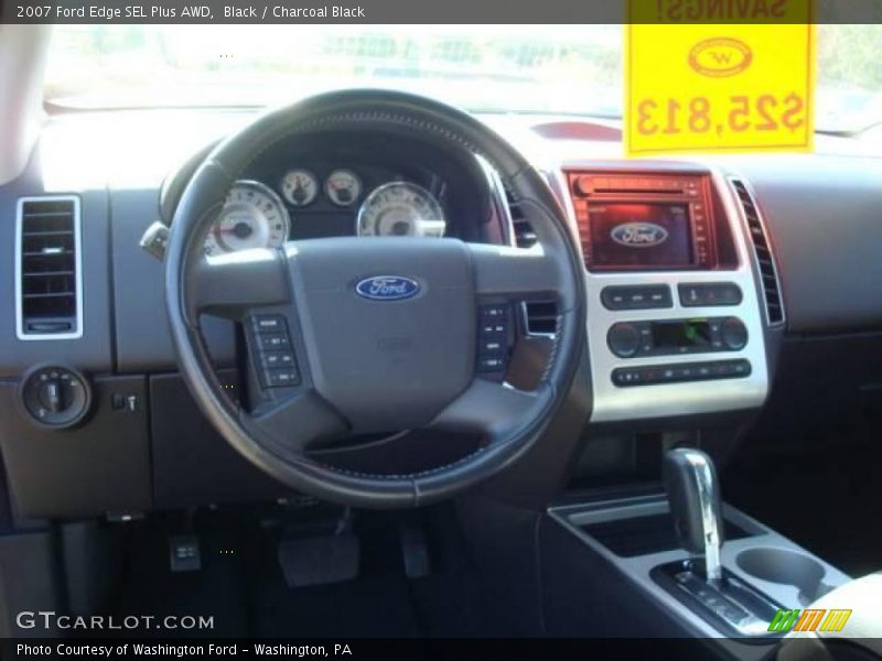 Black / Charcoal Black 2007 Ford Edge SEL Plus AWD