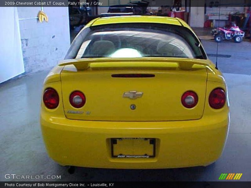 Rally Yellow / Gray 2009 Chevrolet Cobalt LT Coupe
