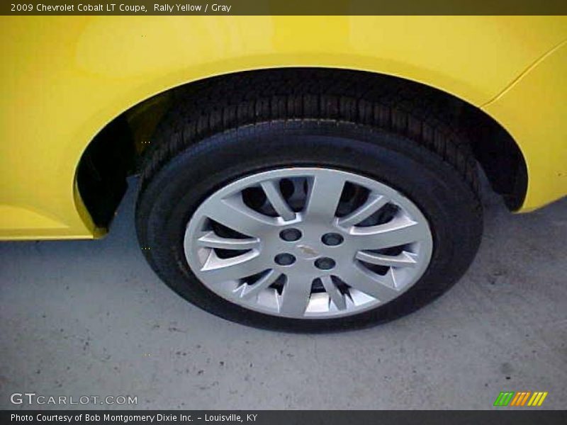 Rally Yellow / Gray 2009 Chevrolet Cobalt LT Coupe