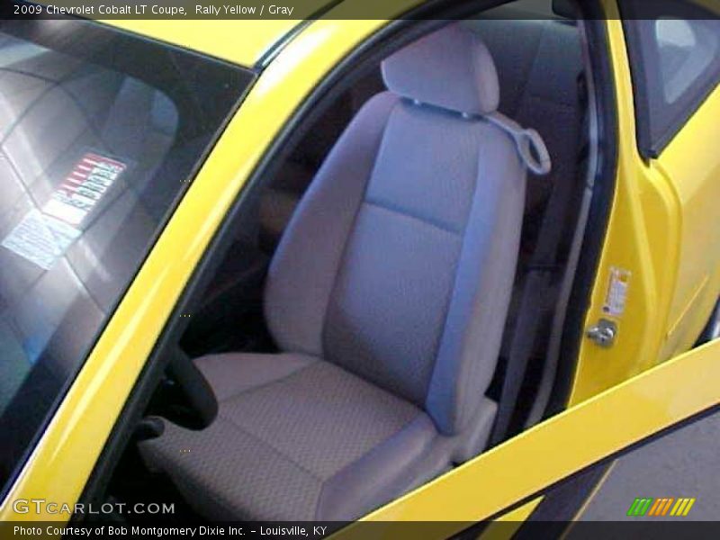Rally Yellow / Gray 2009 Chevrolet Cobalt LT Coupe