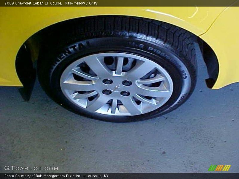 Rally Yellow / Gray 2009 Chevrolet Cobalt LT Coupe
