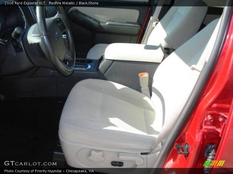 Redfire Metallic / Black/Stone 2008 Ford Explorer XLT