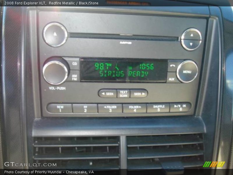 Redfire Metallic / Black/Stone 2008 Ford Explorer XLT
