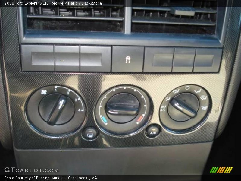 Redfire Metallic / Black/Stone 2008 Ford Explorer XLT