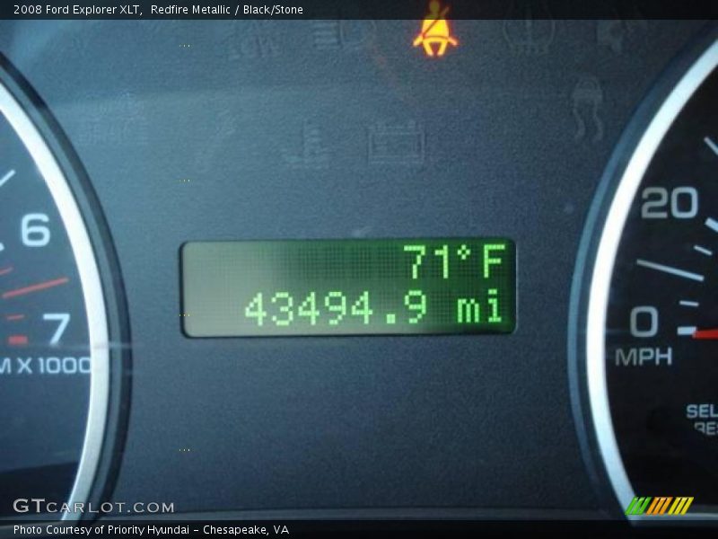 Redfire Metallic / Black/Stone 2008 Ford Explorer XLT