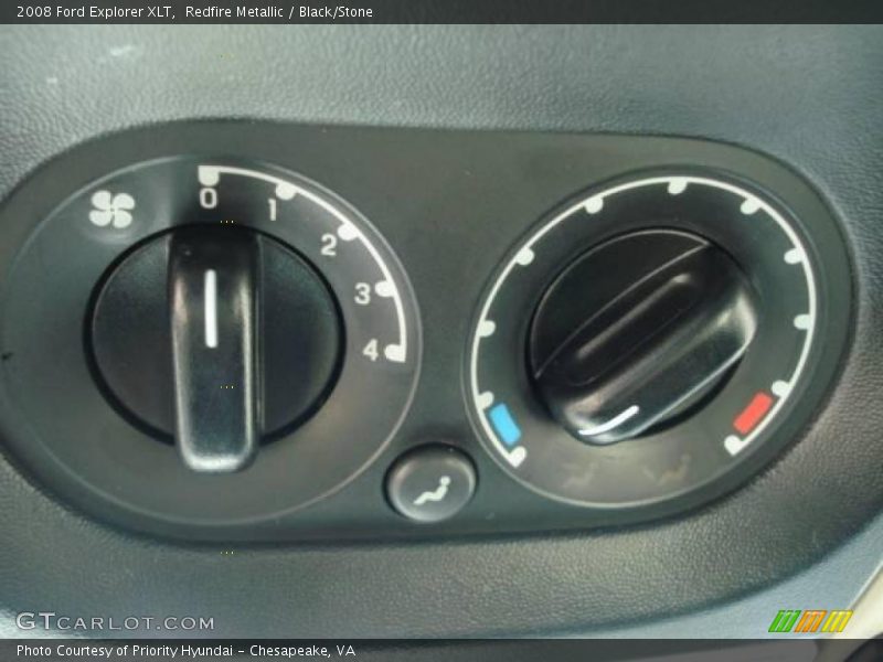 Redfire Metallic / Black/Stone 2008 Ford Explorer XLT