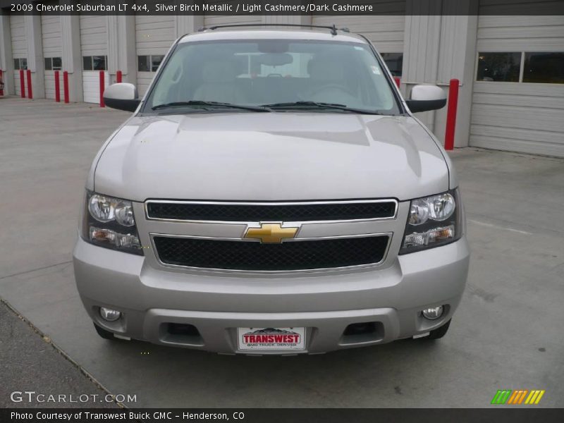 Silver Birch Metallic / Light Cashmere/Dark Cashmere 2009 Chevrolet Suburban LT 4x4