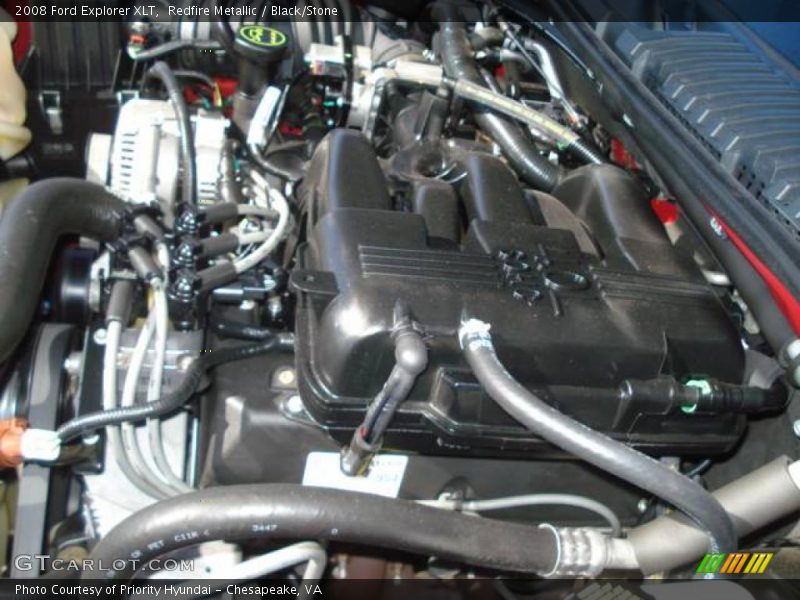 Redfire Metallic / Black/Stone 2008 Ford Explorer XLT