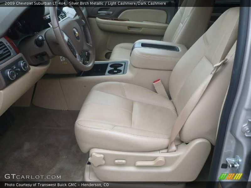 Silver Birch Metallic / Light Cashmere/Dark Cashmere 2009 Chevrolet Suburban LT 4x4