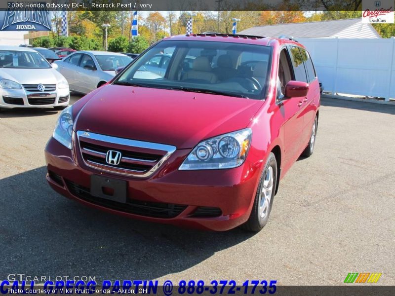 Redrock Pearl / Ivory 2006 Honda Odyssey EX-L