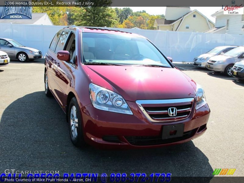 Redrock Pearl / Ivory 2006 Honda Odyssey EX-L