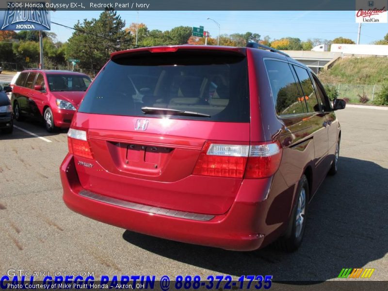 Redrock Pearl / Ivory 2006 Honda Odyssey EX-L