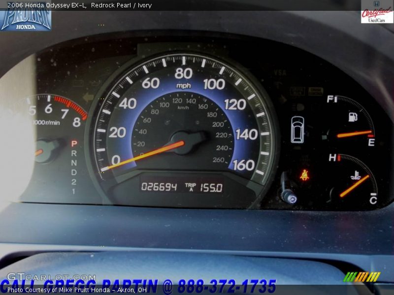 Redrock Pearl / Ivory 2006 Honda Odyssey EX-L