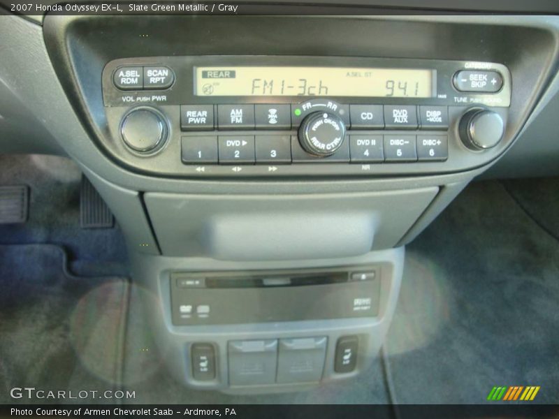 Slate Green Metallic / Gray 2007 Honda Odyssey EX-L