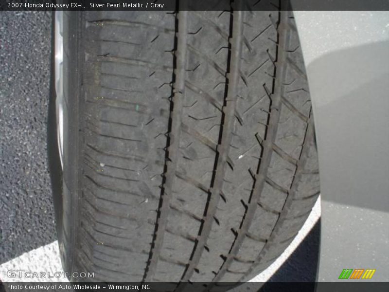 Silver Pearl Metallic / Gray 2007 Honda Odyssey EX-L