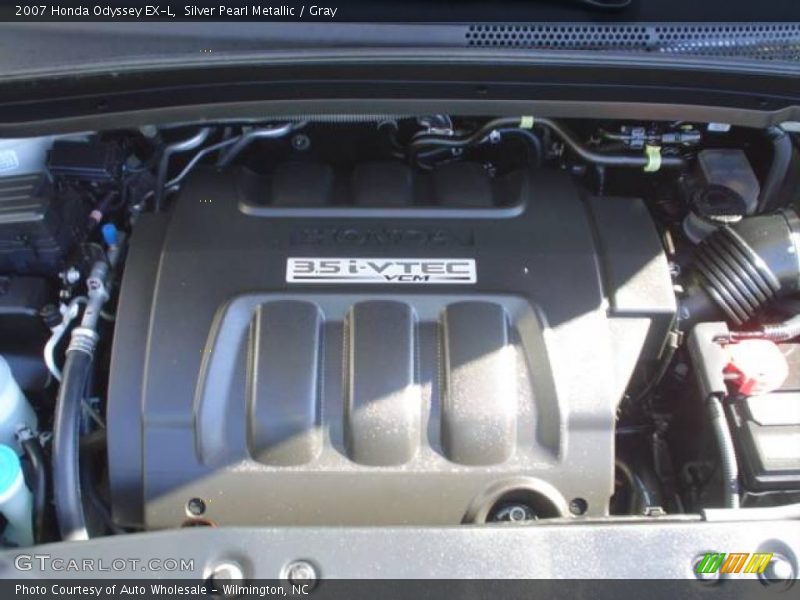Silver Pearl Metallic / Gray 2007 Honda Odyssey EX-L