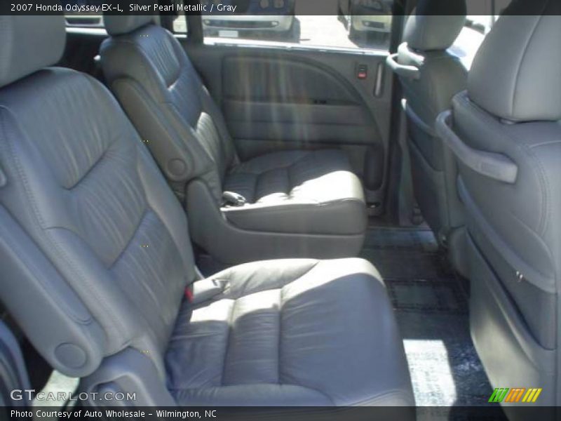 Silver Pearl Metallic / Gray 2007 Honda Odyssey EX-L