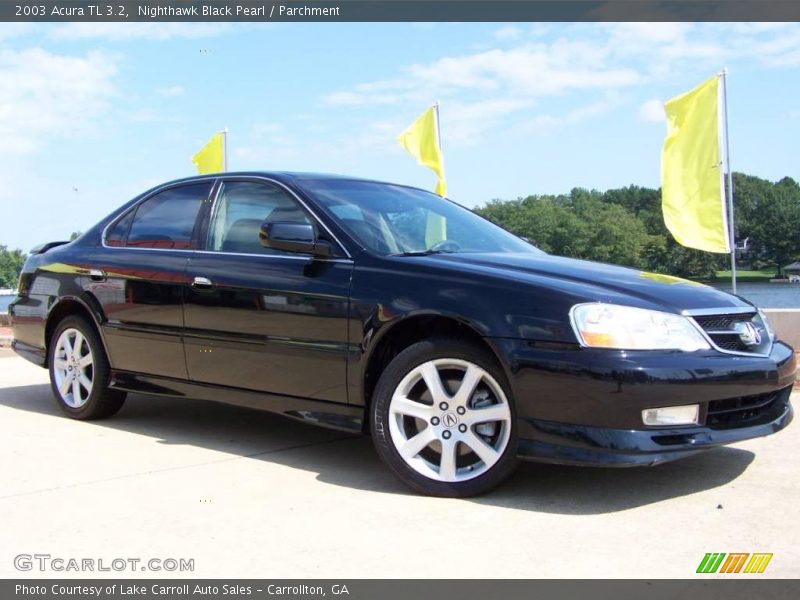 Nighthawk Black Pearl / Parchment 2003 Acura TL 3.2