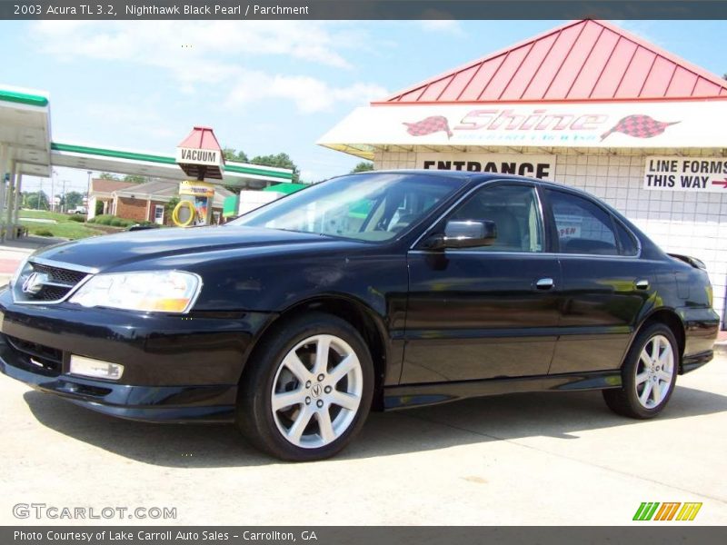 Nighthawk Black Pearl / Parchment 2003 Acura TL 3.2