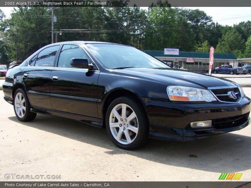 Nighthawk Black Pearl / Parchment 2003 Acura TL 3.2