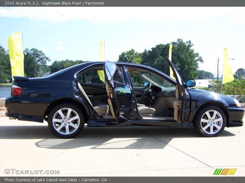 Nighthawk Black Pearl / Parchment 2003 Acura TL 3.2