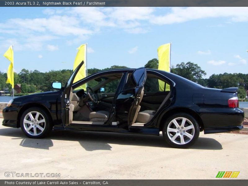 Nighthawk Black Pearl / Parchment 2003 Acura TL 3.2