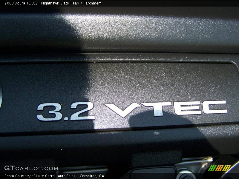Nighthawk Black Pearl / Parchment 2003 Acura TL 3.2