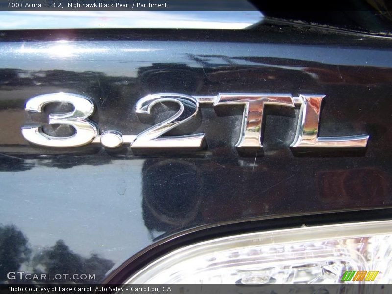 Nighthawk Black Pearl / Parchment 2003 Acura TL 3.2
