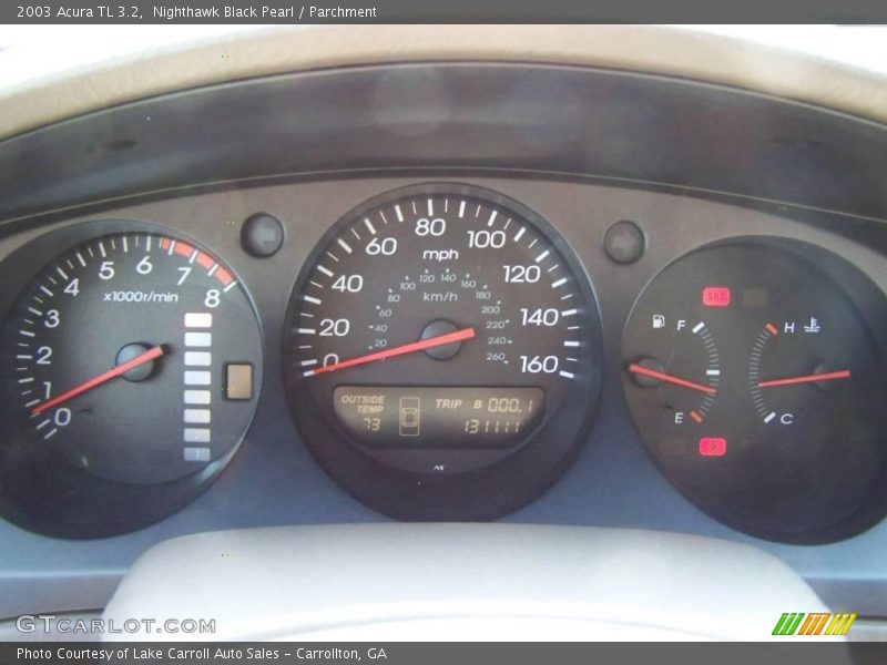 Nighthawk Black Pearl / Parchment 2003 Acura TL 3.2