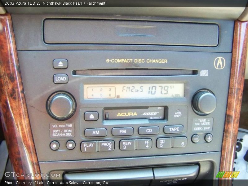 Nighthawk Black Pearl / Parchment 2003 Acura TL 3.2