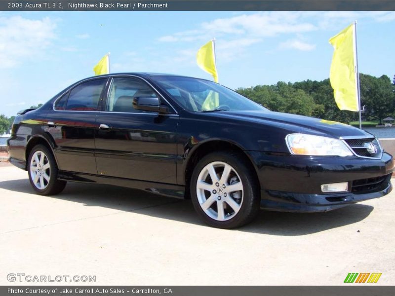 Nighthawk Black Pearl / Parchment 2003 Acura TL 3.2